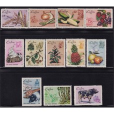 CUBA 1969 SERIE COMPLETA DE ESTAMPILLAS NUEVAS MINT FLORES FAUNA 10 EUROS